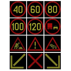 Panou PVM Clasa D 1500x1500 - Matrice LED Mesaje si indicatoare rutiere variabile 